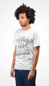Designer life of fight - printed Fun and lovely - Family things - Comfy tees for Men