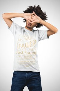 Just found 10,000 ways that wont- printed Fun and lovely - Family things - Comfy tees for Men
