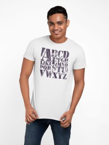 ABCDEFG- printed Fun and lovely - Family things - Comfy tees for Men