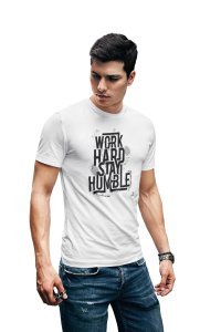 Work hard- printed Fun and lovely - Family things - Comfy tees for Men