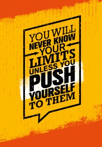 You'll Never know Your Limits - Printed Tees for men - super comfy - designed for fun and creative atmosphere around you - youth oriented design - 5