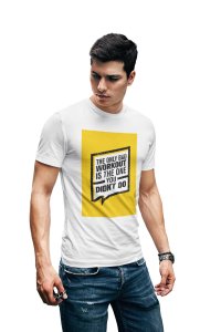 Bad workout is the one you didnt do- printed Fun and lovely - Family things - Comfy tees for Men