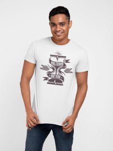 Mas Tiempo Graphic art t-shirt illustration - printed Fun and lovely - Family things - Comfy tees for Men