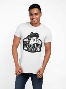 Tequila graphic art t-shirt- printed Fun and lovely - Family things - Comfy tees for Men