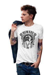Beware - printed T-shirts - Men's stylish clothing - Cool tees for boys