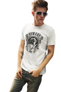 Beware - printed T-shirts - Men's stylish clothing - Cool tees for boys