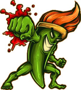 Animated green Mashaal / Beacon/ torch - printed round crew neck cotton tshirts for men