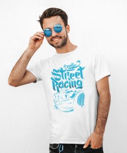 Street racing - printed T-shirts - Men's stylish clothing - Cool tees for boys