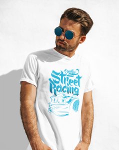 Street racing - printed T-shirts - Men's stylish clothing - Cool tees for boys