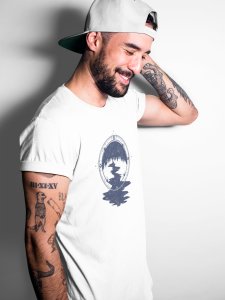 Asthetic lake - printed T-shirts - Men's stylish clothing - Cool tees for boys