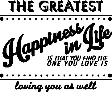 The greatest happiness in life - White - printed T-shirts - Men's stylish clothing - Cool tees for boys