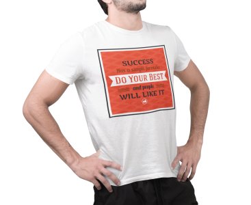 Don your best - White - printed T-shirts - Men's stylish clothing - Cool tees for boys