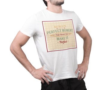 Perfect moment - White - printed T-shirts - Men's stylish clothing - Cool tees for boys
