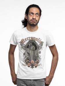 Night angel - White - printed T-shirts - Men's stylish clothing - Cool tees for boys