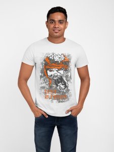 Rest in pieces - White - printed T-shirts - Men's stylish clothing - Cool tees for boys