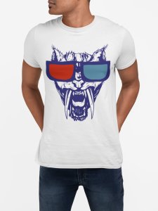 Illustration - White - printed T-shirts - Men's stylish clothing - Cool tees for boys