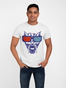 Illustration - White - printed T-shirts - Men's stylish clothing - Cool tees for boys