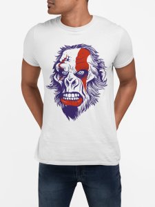Scary Illustration - White - printed T-shirts - Men's stylish clothing - Cool tees for boysscary