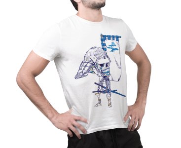 Illustration graphic design - White - printed T-shirts - Men's stylish clothing - Cool tees for boys
