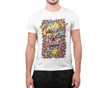 Illustration Graphic tees White - printed T-shirts - Men's stylish clothing - Cool tees for boys
