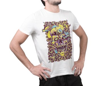 Illustration Graphic tees White - printed T-shirts - Men's stylish clothing - Cool tees for boys
