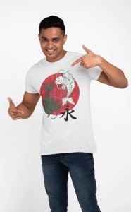 Illustration Graphic tees White - printed T-shirts - Men's stylish clothing - Cool tees for boys