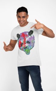 Colourful - White - printed T-shirts - Men's stylish clothing - Cool tees for boys