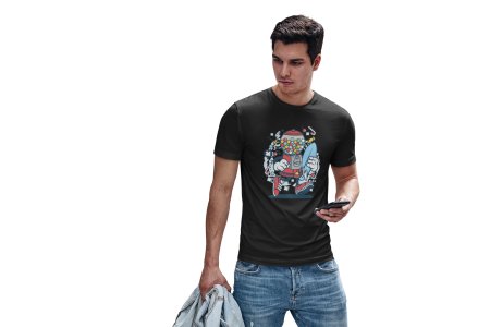 Candy machine -round crew neck cotton tshirts for men