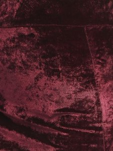 N-Gal Women's Velvet High Waist Versatile Straight Knee Length Pencil Skirt_Maroon