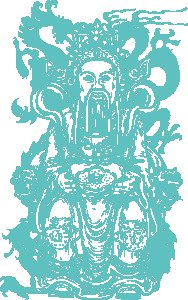 Chinese god - spropsarity - Black - printed T-shirts - Men's stylish clothing - Cool tees for boys