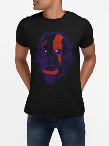 Scary Illustration - Black - printed T-shirts - Men's stylish clothing - Cool tees for boysscary