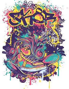 Shoe Graphic tees Black - printed T-shirts - Men's stylish clothing - Cool tees for boys