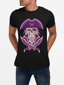 Scary colourful Illustration - Black printed T-shirts - Men's stylish clothing - Cool tees for boysscary