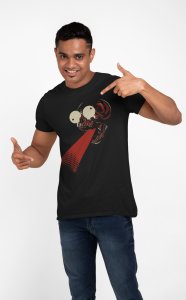 Illustration Graphic tees Black- printed T-shirts - Men's stylish clothing - Cool tees for boys