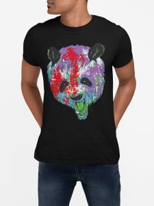Colourful - Black - printed T-shirts - Men's stylish clothing - Cool tees for boys