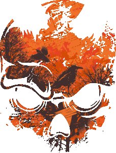 Skull graphic art - printed T-shirts - Men's stylish clothing - Cool tees for boys