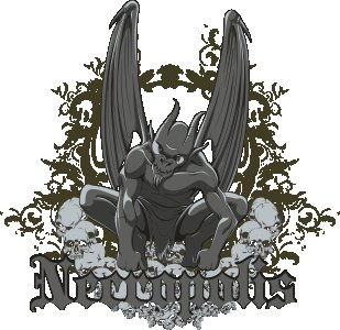 Dark creature - Black - printed T-shirts - Men's stylish clothing - Cool tees for boys