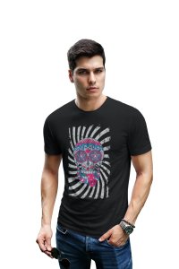 Scary tees printed black T-shirts - Men's stylish clothing - Cool tees for boys