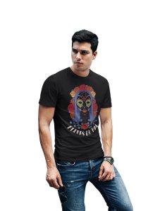 Illustration Graphic tees Black- printed T-shirts - Men's stylish clothing - Cool tees for boys