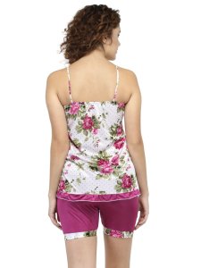 N-Gal Women Shorts Set Nightwear with Floral Print