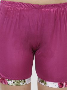 N-Gal Women Shorts Set Nightwear with Floral Print