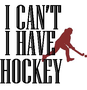 I can't have a hockey - White - Printed - Sports cool Men's T-shirt