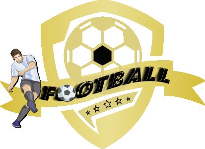 Football - White - Printed - Sports cool Men's T-shirt