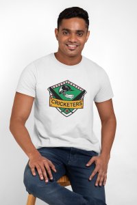 Cricketers - White - Printed - Sports cool Men's T-shirt