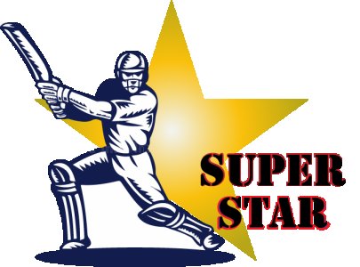 Super Star - White - Printed - Sports cool Men's T-shirt