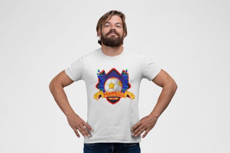 Football 2022 - White - Printed - Sports cool Men's T-shirt