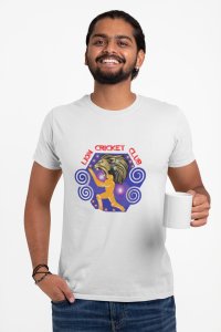 Lion cricket club - White - Printed - Sports cool Men's T-shirt