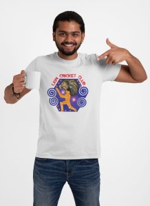 Lion cricket club - White - Printed - Sports cool Men's T-shirt