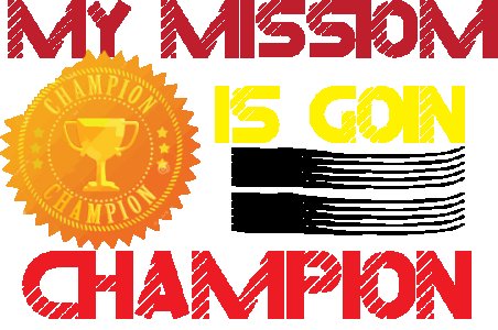 My mission - White - Printed - Sports cool Men's T-shirt