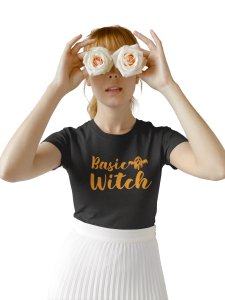 Basic witch - Printed Tees for Women's- designed for Halloween